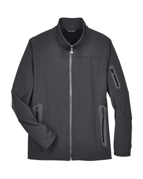 Men's Three Layer Fleece Bonded Shell Technical Jacket - Graphite