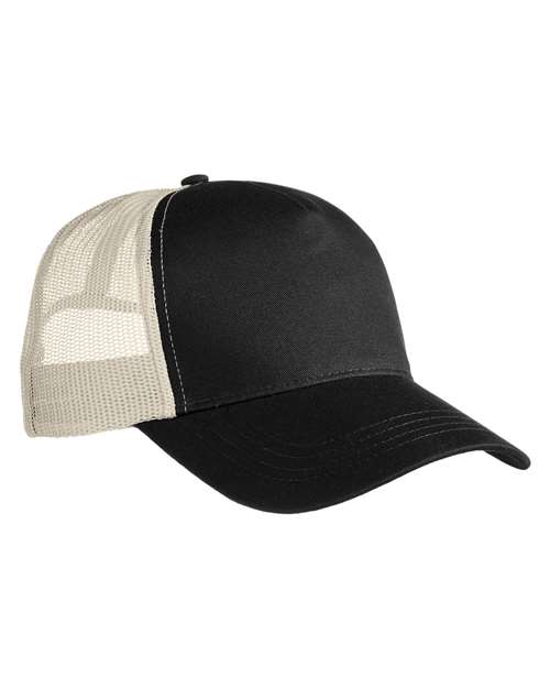 Eco Trucker Cap - Black/ Oyster