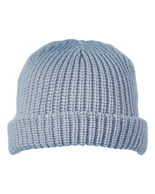 Dock Cuffed Beanie - Slate Blue
