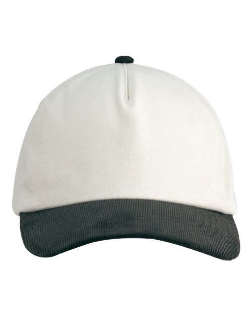 Corduroy Cap - Cream/ Olive