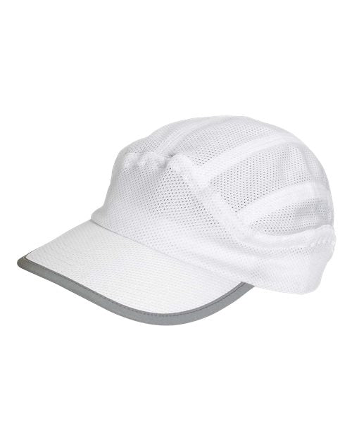 Mesh Runner Cap - White