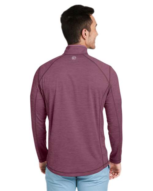 Men's Sankaty Quarter-Zip Pullover - Collegiate Burgundy