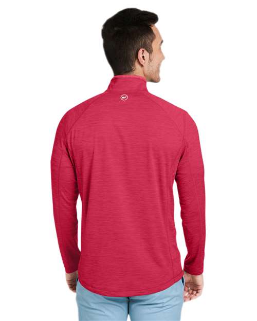 Men's Sankaty Quarter-Zip Pullover - Collegiate Red
