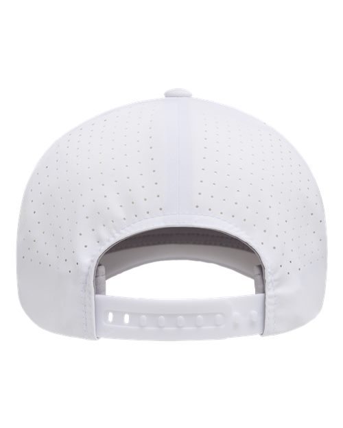Delta® Snapback Perforated Cap - White