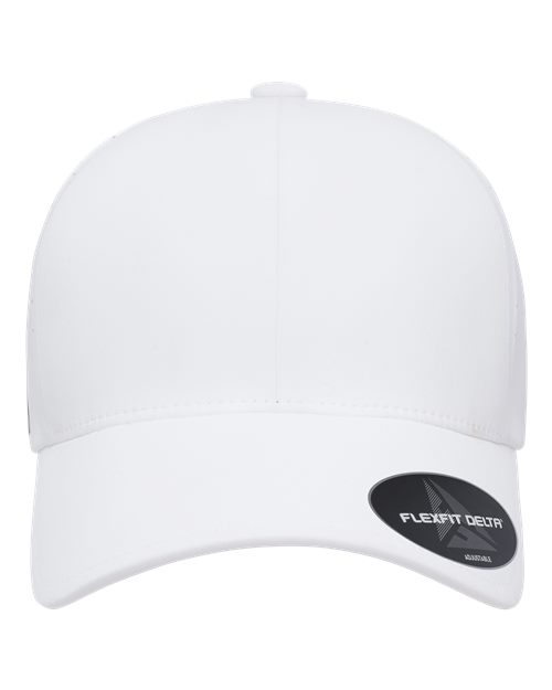 Delta® Snapback Perforated Cap - White