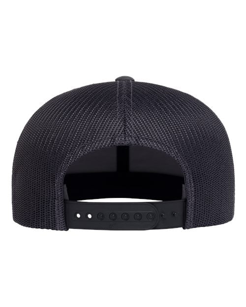 Retro High Profile Trucker Cap - Charcoal