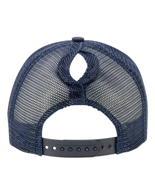 Women's Modern Trucker Cap - Dark Navy/ Navy