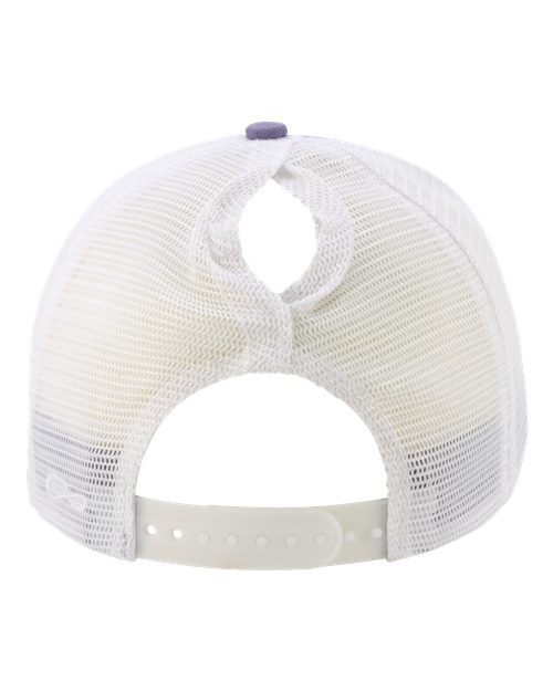 Women's Modern Trucker Cap - Violet/ White