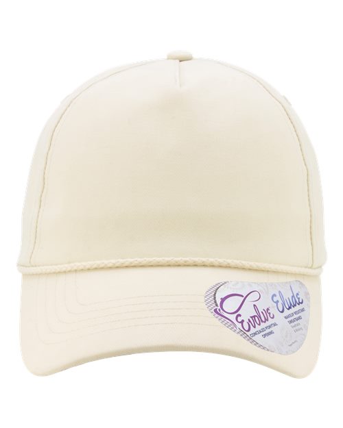 Women's Five-Panel Rope Cap - Vanilla/ Longhorn