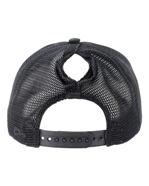 Women's Corduroy Cap - Black / Black Leopard/ Black