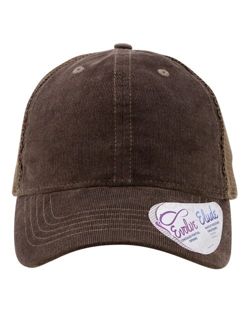Women's Corduroy Cap - Chocolate/ Tonal Fawn/ Chocolate