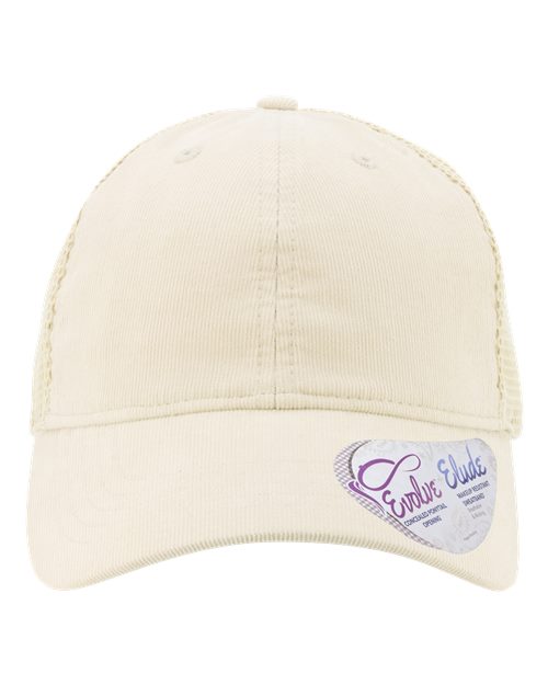 Women's Corduroy Cap - Vanilla/ Tonal Longhorn/ Vanilla