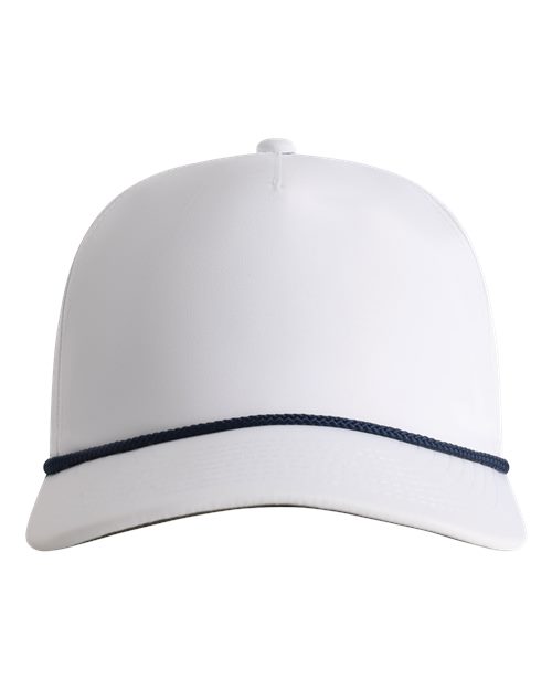 The Harrison Cap - White/ Navy