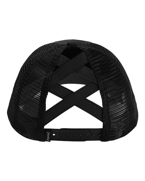 The Hinsen Mesh Back Cap - Black