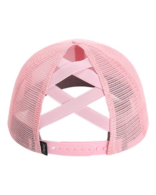 The Hinsen Mesh Back Cap - Light Pink