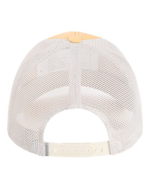 The Gambit Mesh Back Cap - Apricot/ Stone