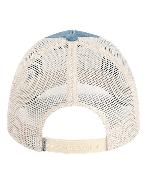 The Gambit Mesh Back Cap - Breaker Blue/ Stone