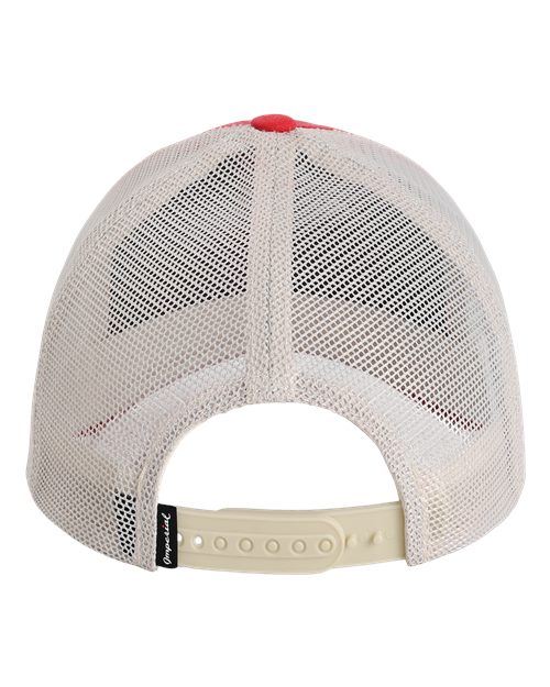 The Gambit Mesh Back Cap - Nantucket Red/ Stone