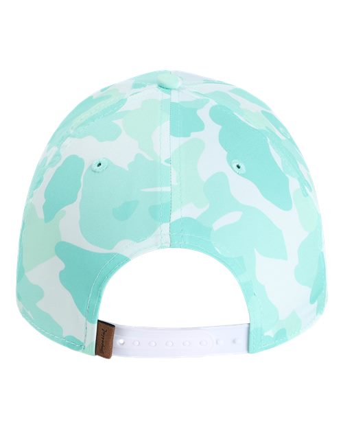 The Outtasite Cap - Frog Skin Camo Aqua