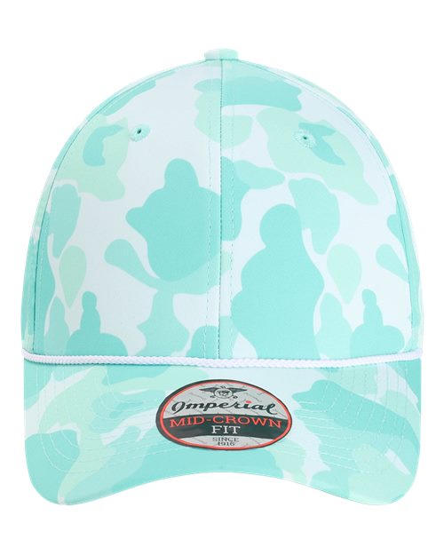 The Outtasite Cap - Frog Skin Camo Aqua