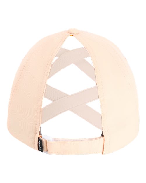 The Hinsen Performance Ponytail Cap - Peach