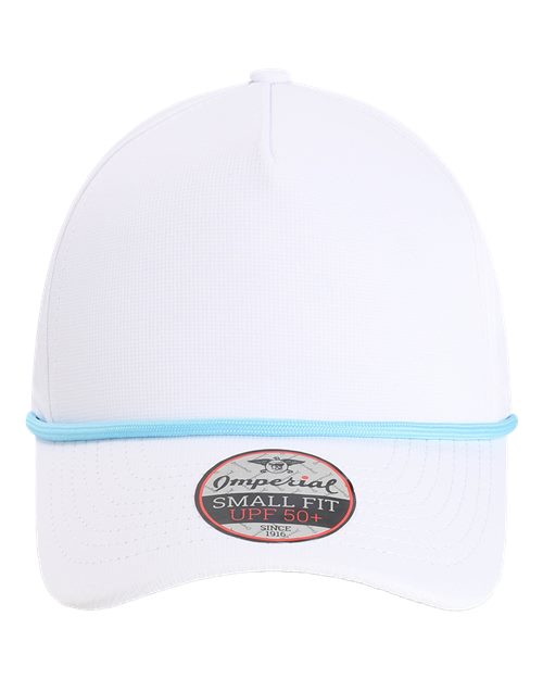 The Corral Cap - White/ Light Blue
