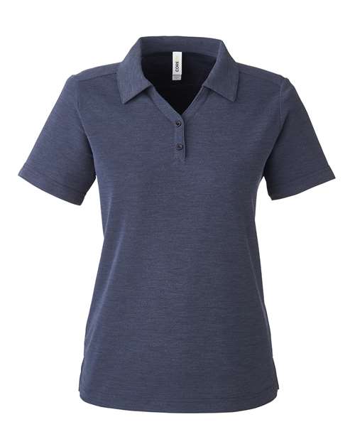 Women's Fusion ChromaSoft™ Pique Polo - Classic Navy Heather