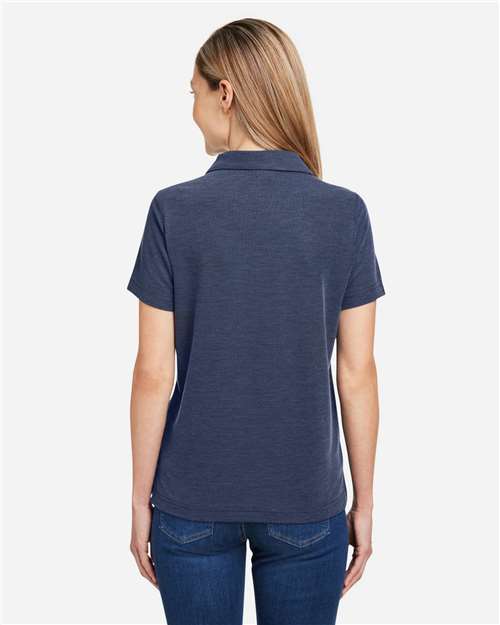 Women's Fusion ChromaSoft™ Pique Polo - Classic Navy Heather