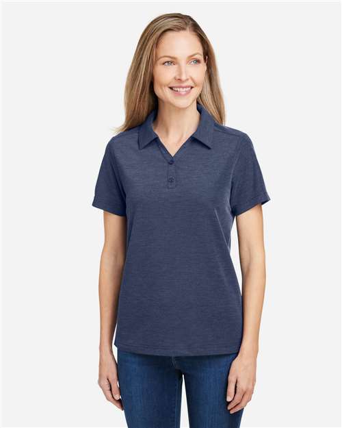 Women's Fusion ChromaSoft™ Pique Polo - Classic Navy Heather