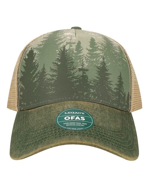 Old Favorite Five-Panel Trucker Cap - Deep Forest