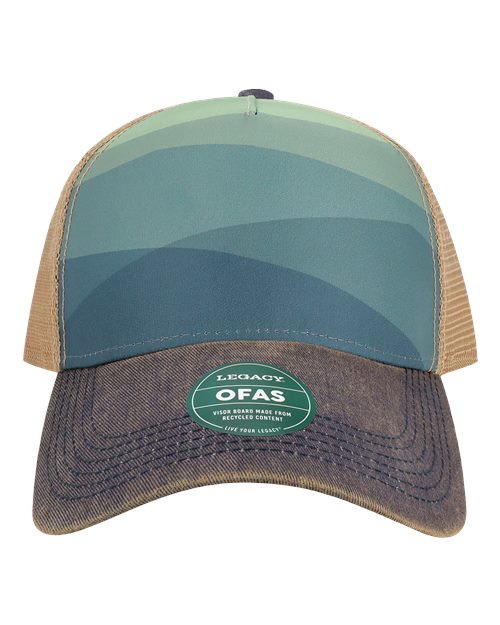 Old Favorite Five-Panel Trucker Cap - Rolling Mountains