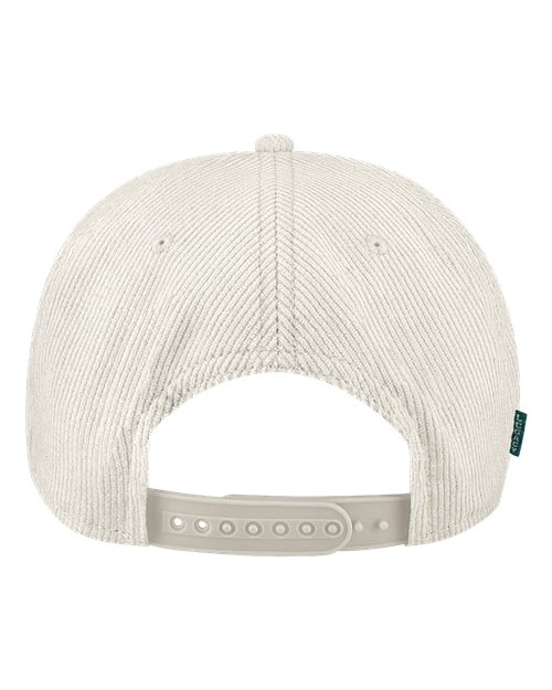 Five-Panel Adjustable Cap - Ivory Corduroy