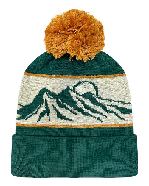 Grand Recycled Beanie - Flatirons/ Teal