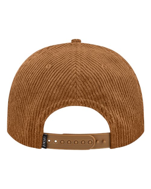 Five-Panel Rope Cap - Camel Corduroy