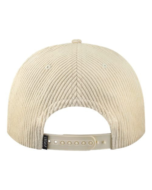 Five-Panel Rope Cap - Ivory Corduroy