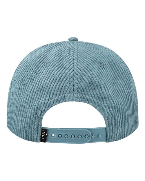 Five-Panel Rope Cap - Lake Blue Corduroy