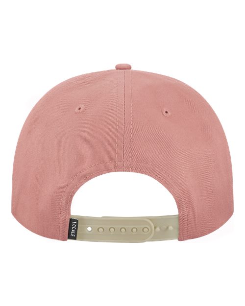 Five-Panel Rope Cap - Rose/ Cream