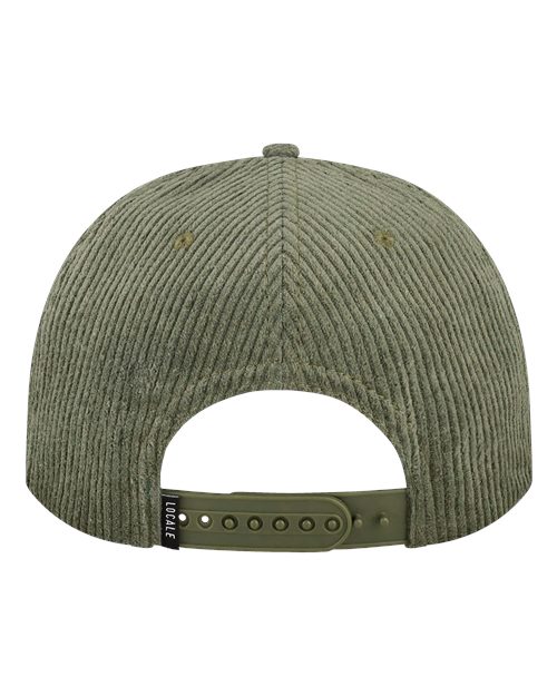 Five-Panel Rope Cap - Sage Corduroy