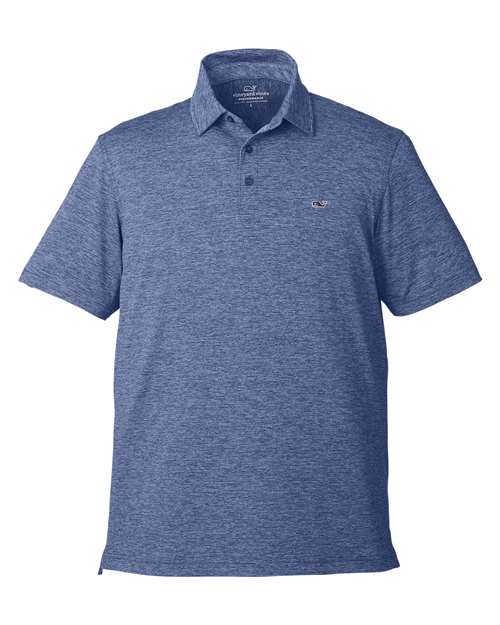 Men's Destin Stripe Sankaty Polo - Blue Depth