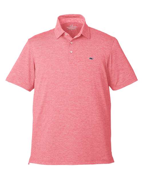 Men's Destin Stripe Sankaty Polo - Lobster Reef