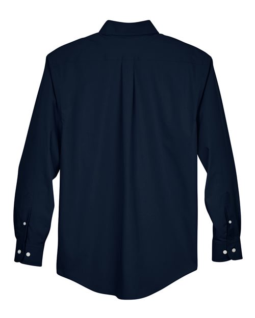 Men's Crown Collection® Broadcloth Woven Dress Shirt - Navy