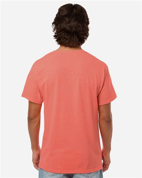 Men's Gold Soft Touch T-Shirt - Heather Coral