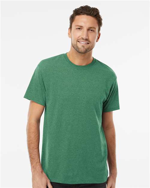 Men's Gold Soft Touch T-Shirt - Heather Kelly Green