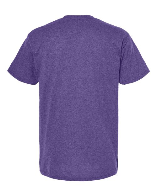 Men's Gold Soft Touch T-Shirt - Heather Purple