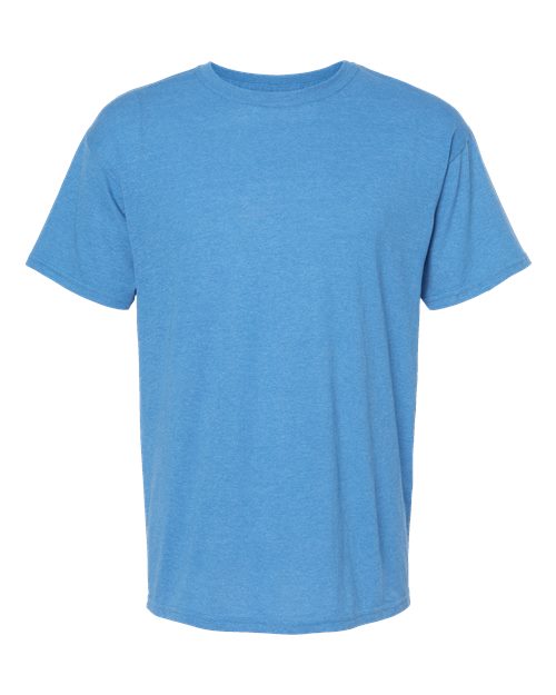 Men's Gold Soft Touch T-Shirt - Heather Turquoise