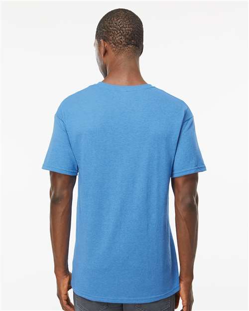 Men's Gold Soft Touch T-Shirt - Heather Turquoise