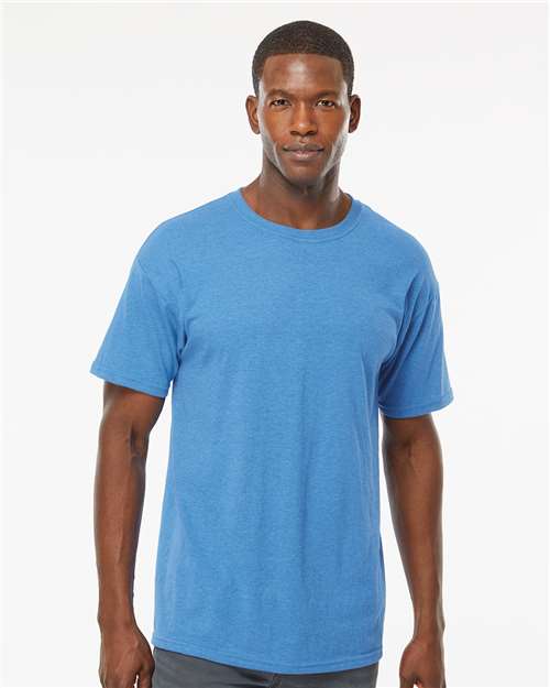 Men's Gold Soft Touch T-Shirt - Heather Turquoise