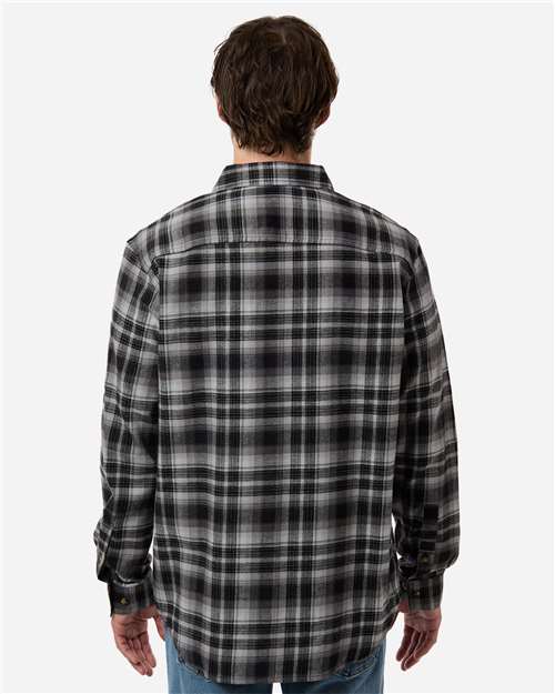 Men's Cornell Woods™ Flannel Shirt - Black Backland Tartan