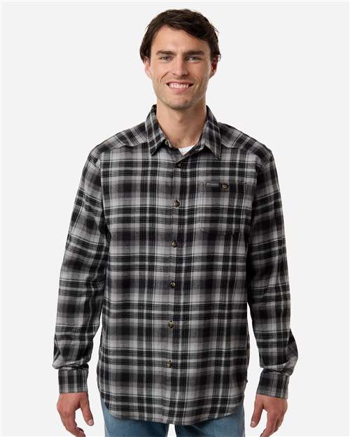 Men's Cornell Woods™ Flannel Shirt - Black Backland Tartan