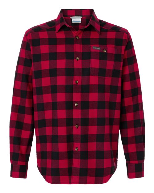 Men's Cornell Woods™ Flannel Shirt - Mountain Red Buffalo Check